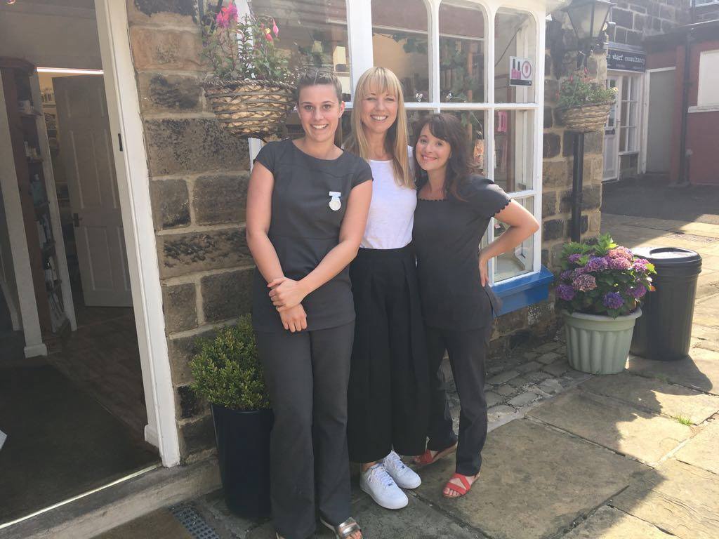 A warm welcome outside Beauty Within in Bay Horse Court